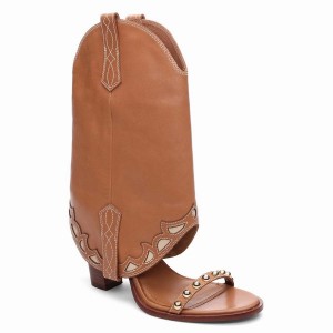 Ash Kentucky Almond Bootie Women Sandals Brown | 075208-988