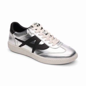 Ash Sunset Vintage Metallic Women Sneakers Silver | 641157-049