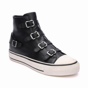 Ash Virgin High-Top Women Sneakers Black | 713061-410